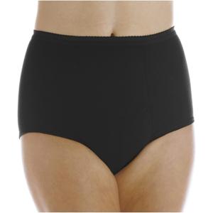 Wearever Women's Maximum Absorbency Incontinence Panty for Bladder Control - Washable, Reusable, Leak Proof Underwear for Women 600 ml - Single Panty (Black) (5X) (Fits Hip: 55-57")