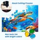 24 Large Piece Puzzle for Seniors 6 Pack Puzzles Dementia Alzheimer's Products and Activities for The Elderly Adults Puzzle Alzheimer's Easy Puzzles Gift Memory Games for Patients, 6 Storage Bag