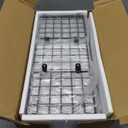 QEEIG Bathroom Shelves Over Toilet - Wall Mounted Floating Shelves Toilet Paper Storage Small Farmhouse Decor Shelf 16 inch Set of 3, Rustic Brown (019-BN3)