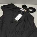 PRETTYGARDEN Womens Summer Tops 2026 One Shoulder Buckle Cut Out Asymmetrical Y2K T-Shirts Knit Spring Going Out Shirts size XL