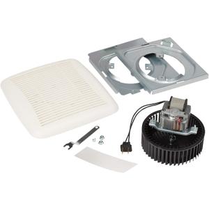 Broan-NuTone BKR60 QuickKit Ultra-Quiet Bath Fan Replacement Motor and Cover/Grille, 60 CFM, 20% more power, White