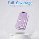 Key Fob Cover with Keychain for Accord Civic CRV Pilot Passport Insight