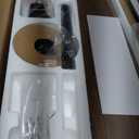 Ceiling Fans with Lights and Remote Control 52 Inch, 6 Speeds, 5 Blades, 2844 LM, 3CCT Dimmable LED, Reversible DC Motor, Black Quick-Fit Low Profile Ceiling Fan for Bedroom Living Room Indoor Outdoor (Black & Dark Brown)