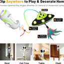 Cat Laser Toy, 2-in-1 Interactive Cat Toys with Dual Laser & Catnip Dangler, Smart Motion-Activated Random Trajectory, 4 Speed Modes, Rechargeable, Quiet & Clamp Design for Bored Indoor Cats