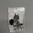 4PCS Halloween Costume Accessories,Button Eye Glasses/Necklaces/Dragonfly Hair Clip Women Men Halloween Cosplay Black