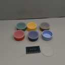 Koluti Nonstick Silicone Ramekins 4 oz with Lid, 6-Pack Oven Safe Creme Brulee Bowl for Baking, Mini Souffle Ice Cream Dessert Pudding Dipping Sauce Cups, BPA Free, Microwave, Freezer, Dishwasher Safe (Round-Colorful)