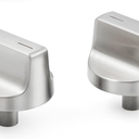 atgestore Upgraded Stainless Steel W11517334 Stove Knobs Replacement for Whirlpool Stove Parts WEG745H0FS0 WEG745H0FS1 WEG515S0FS0 Whirlpool Gas Range Knobs Oven Cooktop Burner Control Knobs 2 Pcs