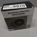 Automatic Soap Dispenser Foam Bathroom: Wall Mount Rechargeable Touchless Adjustable Auto Smart Electric Plastic Black Foaming Soap Dispenser with Clock - Kitchen - Hand Dish Lotion Couple Kids