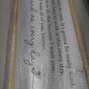 ZZJJHYWGQ Romantic Movie Quote Sign So It's Not Gonna Be Easy Home Wall Decor Art 32"×12" You and Me Everyday Love Family Sign For Master Bedroom Above Bed (Wood)