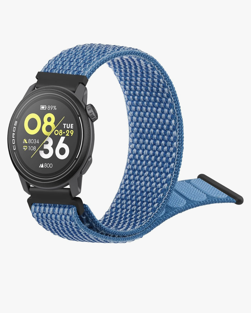 Amzpas Nylon Bands Compatible with COROS PACE 4 / PACE 3 / Pro/APEX 2 Pro/APEX Pro/APEX 46mm Men Women, 22mm Soft Sport Replacement Strap for Coros Pace 4/3 Watch