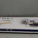 VIVO 24 inch Monitor Stand, Wood and Steel Desktop Riser, Screen, Keyboard, Laptop, Small TV, Ergonomic Desk and Tabletop Organizer, Light Wood, STAND-V000WM