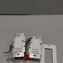 BESTTEN 2 Pack Dimmer Light Switch, Universal Lighting Control, Single Pole or 3 Way, Compatible with LED Dimmable Lamp, CFL, Incandescent, Halogen Bulb, Decorator Wallplate Included, UL Listed, White (Standard)