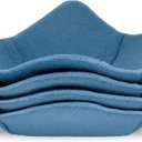 Sheff Microwave Bowl Cozy Holders Set of 4 - Durable and Reliable for Hot and Cold Plates and Dishes - Ideal Household Gift (Blue, 11 inch)