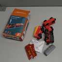 Toy Train Electric Train Set for Wooden Tracks, Christmas Motorized Train Toys for Toddlers, Battery Operated Train Includes Lights, Sounds, Smoke, Steam Train Compatible with Thomas, Brio