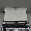 LED Desk Lamp for Office Home, Eye-Caring Desk Light with Stepless Dimming Adjustable Flexible Gooseneck, 10W USB Adapter Desk Lamp with Clamp for Reading, Study, Workbench (Black)