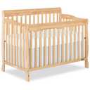 Dream On Me Ashton 4-In-1 Convertible Crib In Natural, Greenguard Gold, JPMA Certified, Non-Toxic Finishes, Made Of Solid Pinewood