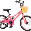 Retrospec Koda Plus Kids Bike for Boys & Girls Ages 4-6 Years - Children's Bicycle, Adjustable Seat & Handlebars, 16 Inch
