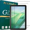MAYtobe [2-Pack Screen Protector for Fire HD 10 / Fire HD 10 Plus (11th/13th Generation,2021/2023 release) (10.1 Inch) Tempered Glass, No Bubbles, Scratch-Resistant