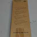 upsimples Acrylic Shelves for Wall Decor, 15" Display Shelf Perfume Organizer for Bathroom, Bedroom, Living Room, Floating Bookshelves for Kids, Clear Purple, 4 Pack