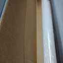 Pure White Plastic Table Cover Protector, 36" x 60" Waterproof Easy Flat PVC Desk Pad Mat, 1.5mm Thick Rectangle Vinyl Table Top Protector for Dining Room Table, Office, Dresser