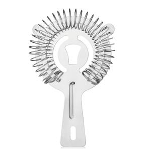 Garlic Press And True Hawthorne Strainer, Stainless Steel Strainer, Cocktail Strainer for Drinks, Martini Strainer, Strainer for Bartending, Bar Accessories, Bar Tools