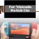for Nintendo Switch Lite Screen Replacement Kit for Nintendo Switch Lite LCD Replacement for Switch Lite Display Repair Black (Without Touch Digitizer)