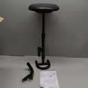 Safco Products 3006BV Twixt Saddle Seat Stool, Adjustable Extended Height, Unique Ergonomic Design