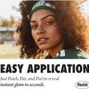 Fazit Green Speckles - Glitter Freckle Makeup Patches - Shimmering Faux Freckles & Body Glitter - Waterproof, Long-Lasting Instant Glamour for Festivals & Parties - 6 Temporary Patches Per Pack