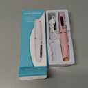 Dust2Oasis Heated Eyelash Curler - 2 in 1 Clip-Type, LED Display, 3 Temp Settings, USB Rechargeable, Natural Curling, 24H Long Lasting - Pink