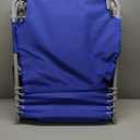 3-in-1 Sun Tanning Chair with Face Holes, Breathable Chaise Lounge Chair Outdoor, 5-Position Recliner, Lay Flat, Folding Side Table, Removable Pillow, Max 330lbs, Beach, Patio, Camping, Blue