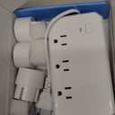 US to Europe Travel Adapter 220V to 110V Voltage Converter with 4.5A 6-Port USB Charging and UK/AU/US/EU Worldwide Plug Adapter