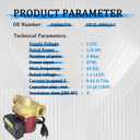 59896775 115V Circulator Pump Replacement Compatible with Grundfos UP15-29SU,9H 60Hz Circulating Pump Used for Radiant Heating, Hydronic Heating, Fan Coil Heating, Solar and Other System Types.