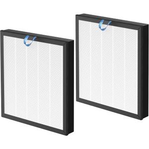 2 Pack Vital 100S Replacement Filter for LEVOIT Vital 100S and Vital 100S-P Air Purifier, 3-in-1 HEPA Filter,Efficiency Activated Carbon for Home Large Room Bedroom, Vital 100S-RF, White