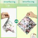 PLANTIONAL Woven Cotton Iron-On Fusible Interfacing: 10.6 inch X 10 Yards White Heavy Weight 100% Cotton Single-Sided Interfacing for t-Shirt Quilts Blouses Dress Shirts Collars DIY Crafts Supplies