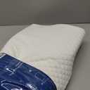 Derila Cervical Queen Size Pillow for Sleeping - Support Pillow for Side, Back, Stomach Sleepers - Contour Best Bed Pillows for Sleeping (1 Pillow | White)