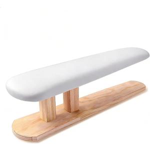 2026 Upgrade Portable Ironing Board Padded Long&Short Sleeve&Chest Tailor Ironing Board with Wooden Base for Daily Tailor Ironing,Household,Laundry Rooms,Travel Use (White)