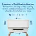 Graco® SmartSense Soothing Baby Bassinet – Smart Newborn Bassinet Detects and Automatically Responds to Baby's Cries – For Newborn Babies to 6 Months, Crib