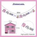 30th Birthday Banner-Thirty Birthday Party Decorations Garland, Happy 30th Birthday Hanging Bunting for Women, 30 Flirty & Thriving Birthday Party Supplies, Photo Backdrop Decor for 30th Birthday Celebration