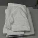 Bedsure Duvet Cover King Size - Soft Double Brushed Bedding Set for Kids & Adults, Zipper Closure, 3 Pieces, Includes 1 Duvet Cover (104"x90") & 2 Pillow Shams, NO Comforter, White