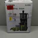 Cold Press Juicer, 5.8" Wide Feed Chute Juice Extractor Machine with 400W, High Juice Yield, Slow Masticating Juicer for Whole Vegetables & Fruits, Light Grey