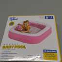 Inflatable Baby Pool for Toddlers 1-3, Handles, Soft Floor & Drain, 34"x10" Kiddie Pool, Blow Up Bathtub & Ball Pit, Summer Outside Kid Water Toy Outdoor Play First Birthday Gift for Girls Ages 1 2 3