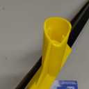 Floor Squeegee for Concrete, 30'' Large Rubber Broom for Tile, 59'' Long Handle Heavy Duty Water Wiper for Garage, Deck (Yellow)