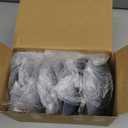 DBF Outdoor Solar Gutter Lights - Solar Fence Lights Outdoor Waterproof LED Deck Lighting Wall Mount Decorative Auto On/Off for Eaves Yard Garage Garden Deck Patio Railing (6 Pack) (Black)