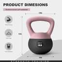 NEALFIT Soft Kettlebell 5LB/10LB/15LB/20LB/25LB, Kettlebells for Home Gym Strength Training, Anti-Slip Fitness Weights for Men Women