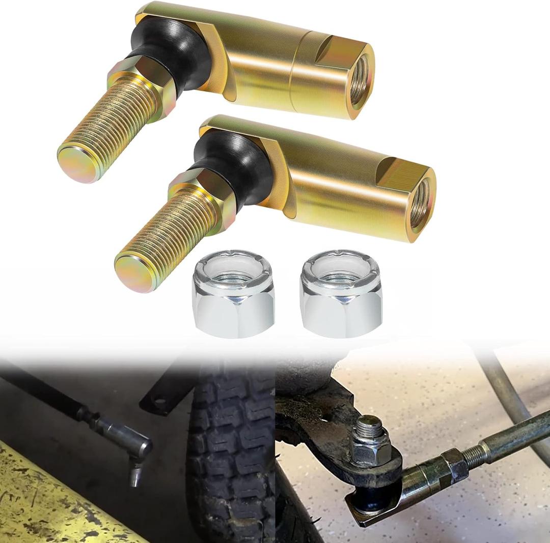 AM133072 Steering Tie Rod Ball Joint Ends,Replaces AM133073,M86977,AM133074,M142815,AM39330,AM100642. Fits for X465 X475 X485 X495 GX325 GX335 GX345 GX355 F910 F911 F912 F915 F925 F930 F935