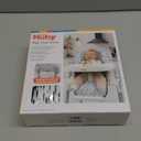 Nuby Baby High Chair Cover Protects from Spills and Crumbs, Water Resistant for Easy Cleanup,  Brush Strokes Print