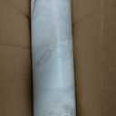LACHEERY Faux Marble Countertop Peel and Stick Waterproof Grey White Marble Peel and Stick Wallpaper Removable Glossy Vinyl Paper for Countertop Kitchen Cabinets Table Covers 73x36 Inches