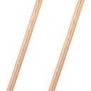 Docik 2 Pcs Shovel Handle Replacement 48" Length, 1-1/2" Diameter, Strong Hardwood Solid Ash Wood Straight Handle for Long Shovels Garden Tool