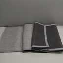 Kitchen Mat Set of 2 PCS, Cushioned Non Slip Rugs for Kitchen Floor, Absorbent Runner Comfort Standing Mats Washable for Kitchen, Office, Home (Grey, 17.3"x47"+17.3"x30")