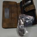 Dibosom Wallet Case for Google Pixel 7 Pro 5G with Wrist Strap Shoulder Strap,Zipper Pocket Multi Card Slot Wallet Cover,PU Leather Seismic Protection Pixel7Pro Pixel7 XL Seven 7Pro 6.7 Brown